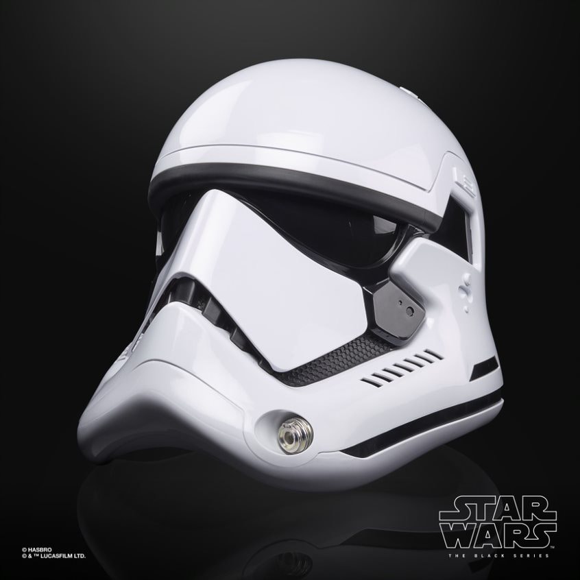 First Order Stormtrooper Helmet - Star Wars The Black Series (Premium Replica) - Hasbro White - 4