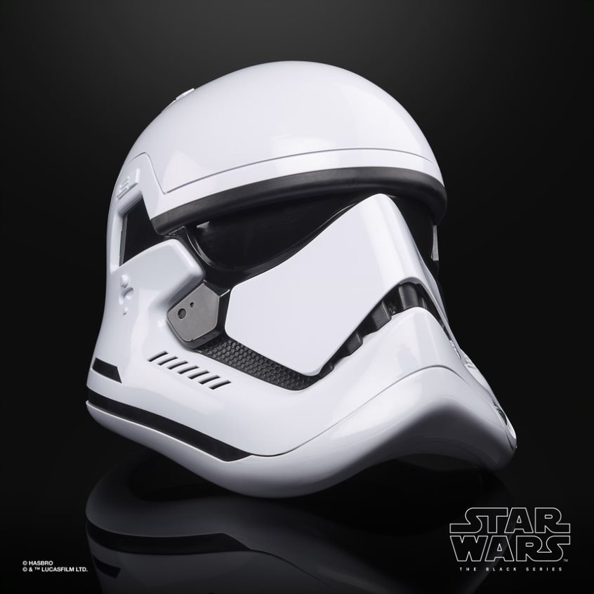 First Order Stormtrooper Helmet - Star Wars The Black Series (Premium Replica) - Hasbro White - 3