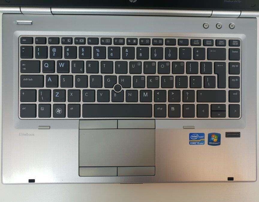 Где находится кнопка scroll lock на ноутбуке Buy Laptop HP EliteBook 8470P i5 - 3 generacji / 4 GB / 120 GB SSD / 14 HD / Kla