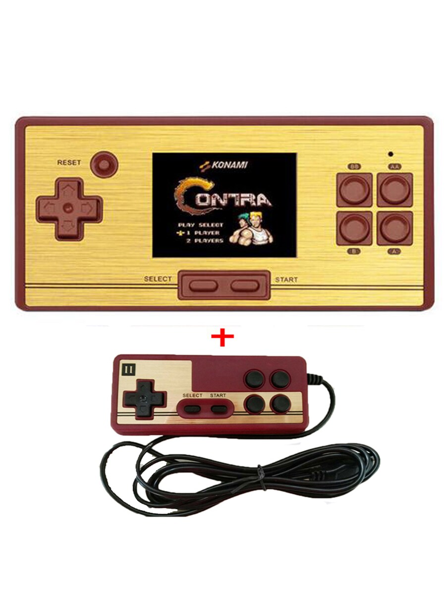 AV Output Classic Retro Game TV Console Two Players Handheld Portable 2.6&quot; 600 Games Pocket - 1