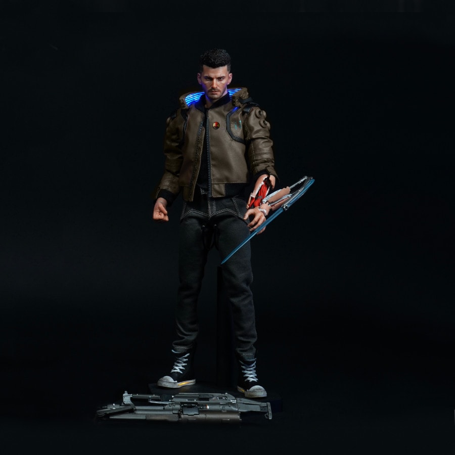 Cyberpunk 2077 Action Figure - V Male 30 cm - Black - 2