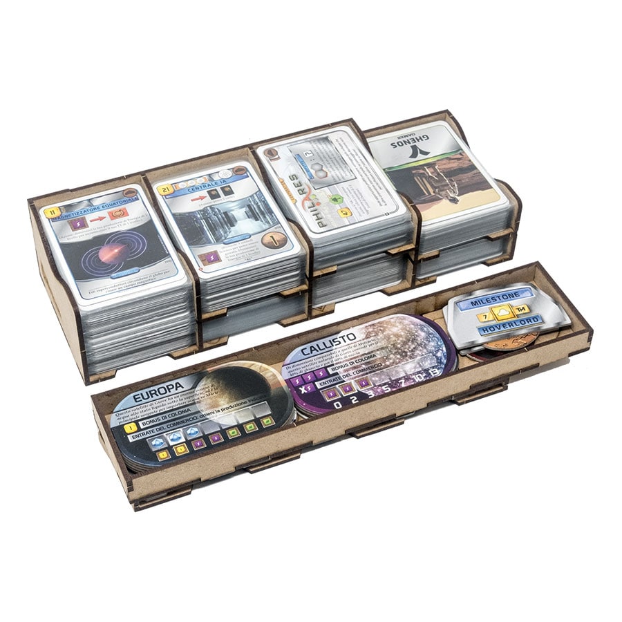 Terraforming Mars – All In One Box Plus Player Boards Set Organizer Insert +Lifted Base - 6