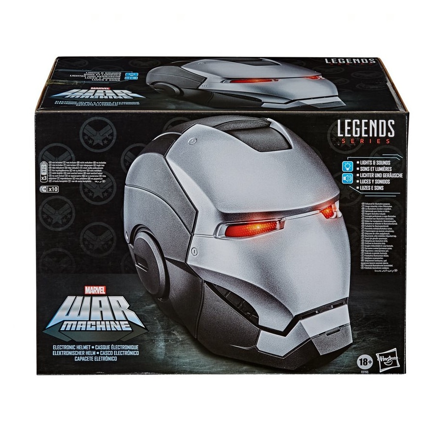 War Machine Electronic Helmet - Marvel Legends Gear - Hasbro Gray - 1