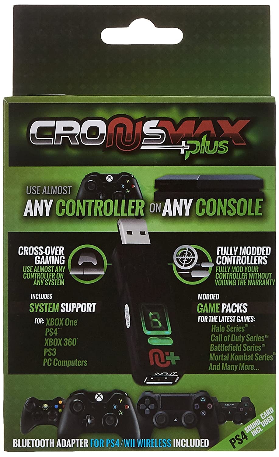 Cronusmax Plus Mouse Keyboard Gaming Adapter Converter for PS3 /PS4/PS4 Pro/SLIM/ Xbox 360/Xbox One/Xbox One X/S G25 G27 Gaming - 1