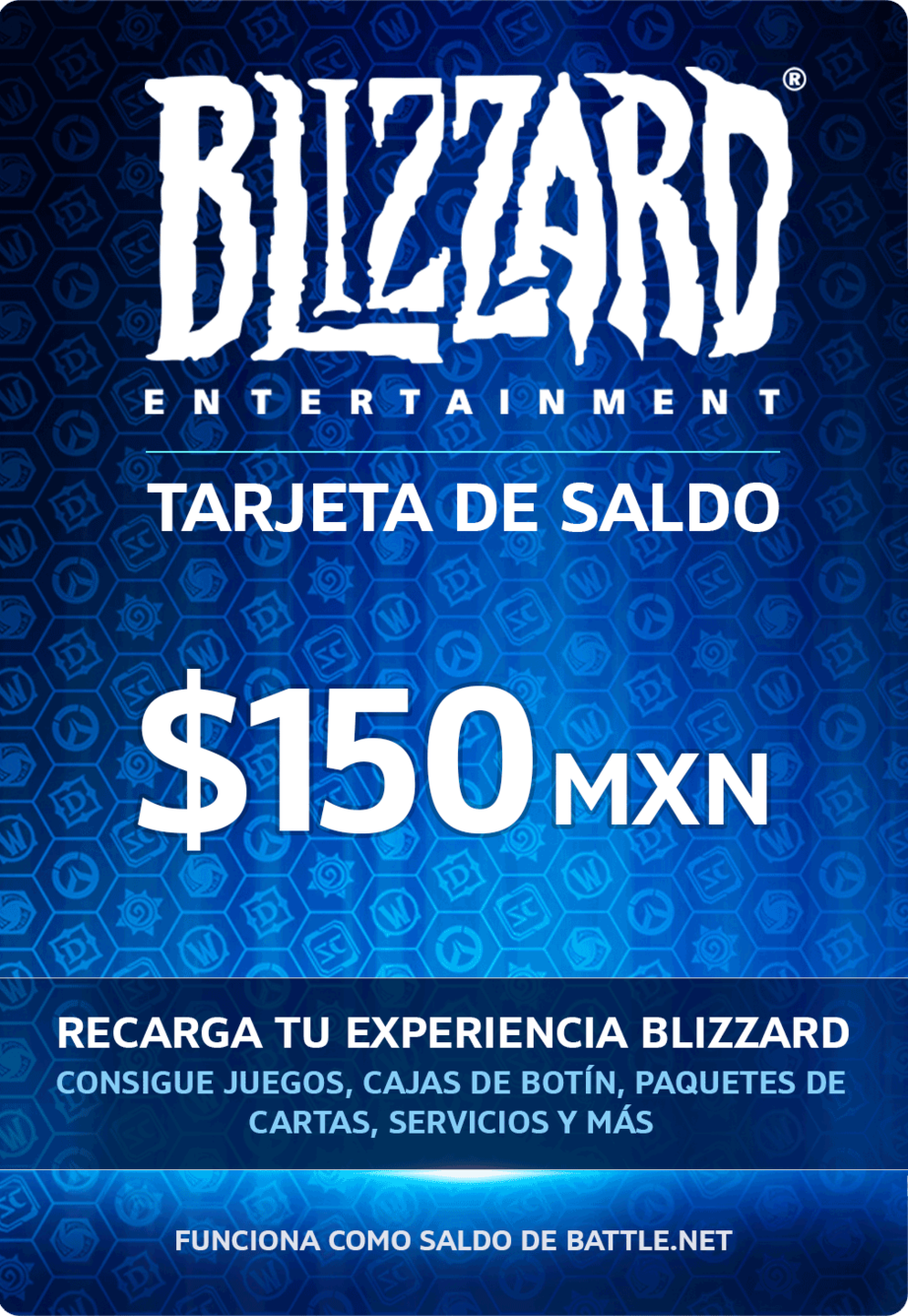 Blizzard Gift Card 150 MXN Battle.net MEXICO - 1
