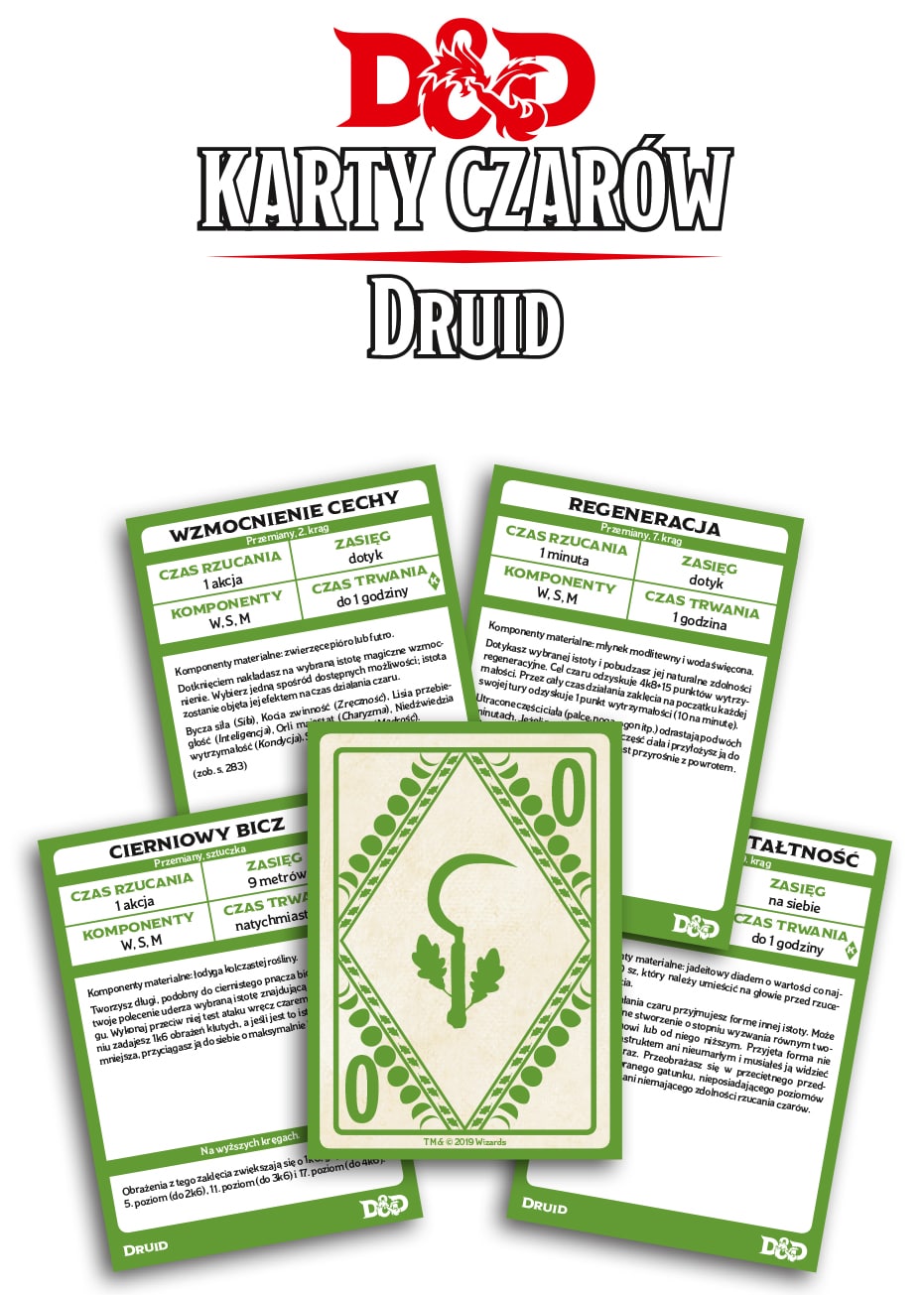 Dungeons & Dragons: Karty czarów - Druid - 2