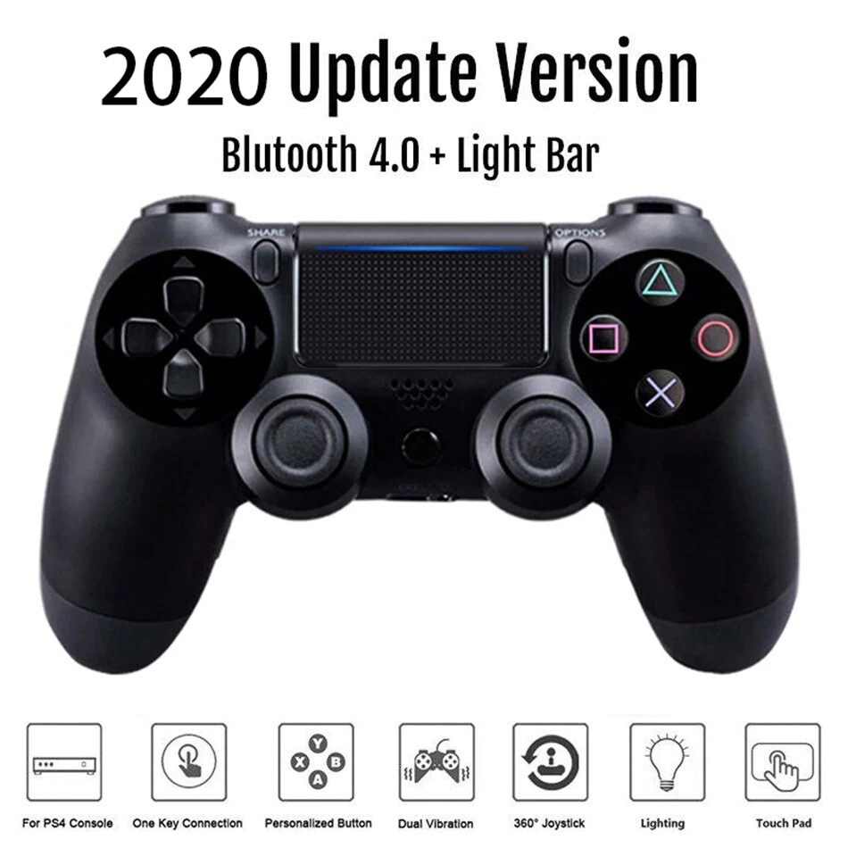 Bluetooth Controller For Playstation 4 Pro, Slim, Standard, PS3 and PC Bronze - 4