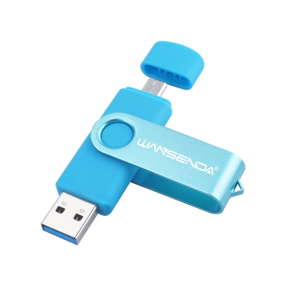 Flash Drive Wansenda USB 3.0 OTG USB For SmartPhone/Tablet/PC Black 64 GB - 11
