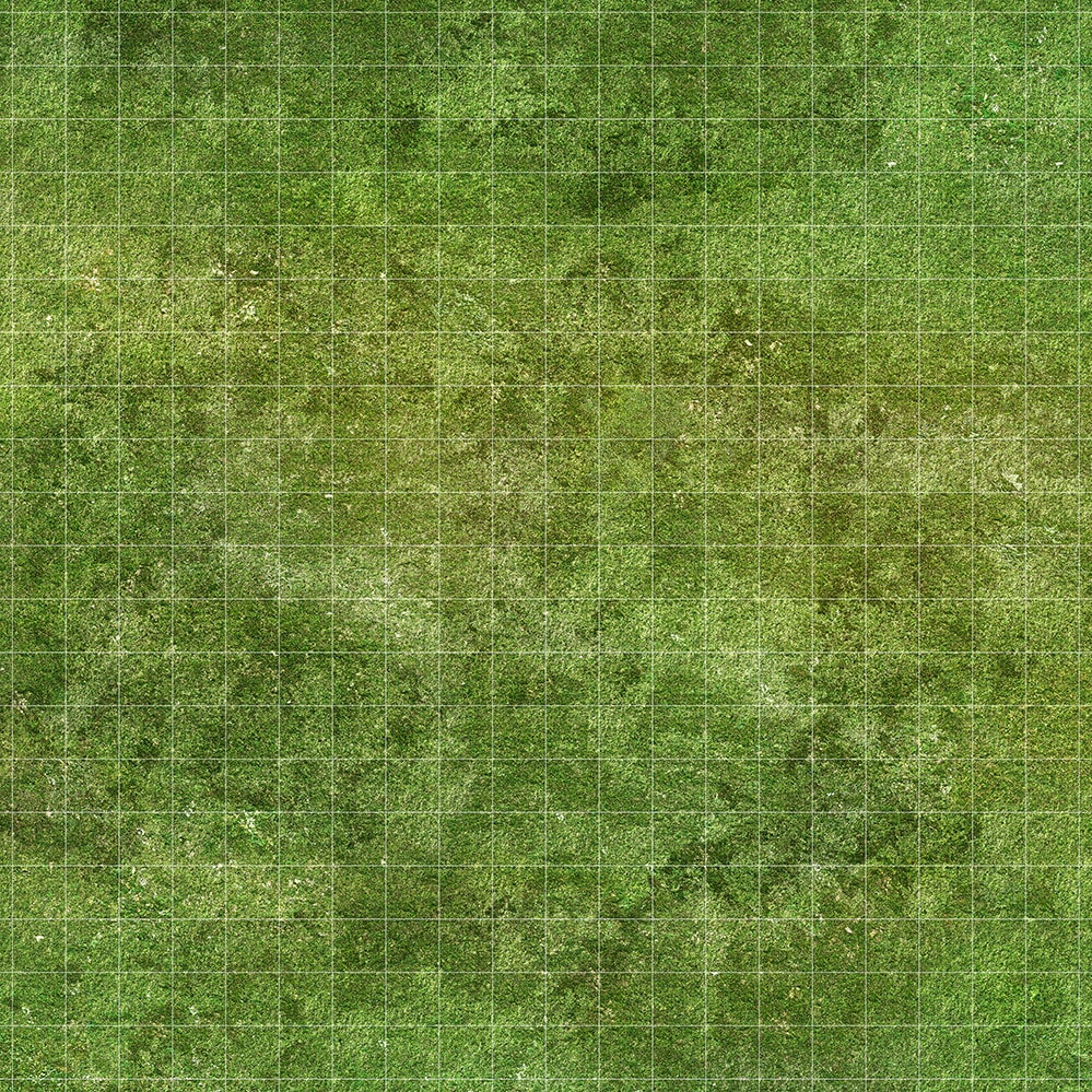 Dry-erase RPG mat 50x50 - Grass (square) - 1
