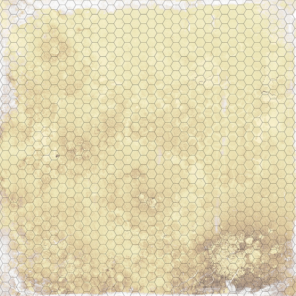 Dry-erase RPG mat 80x80 - Papyrus 1 (hexagonal) - 1