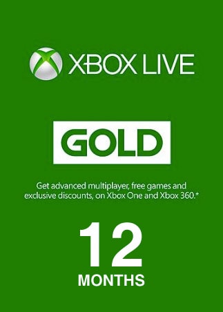 xbox live gold 12 month global