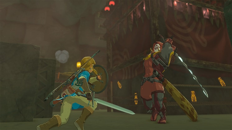 Zelda Breath of The Wild Fight Scene