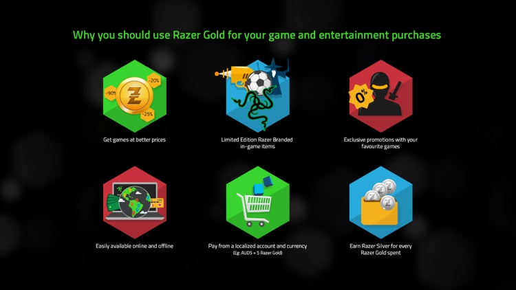 Topup razer gold