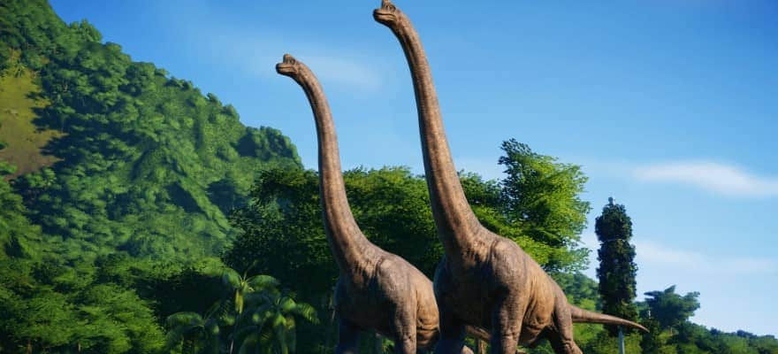 Dinosaurs in Jurassic World Evolution